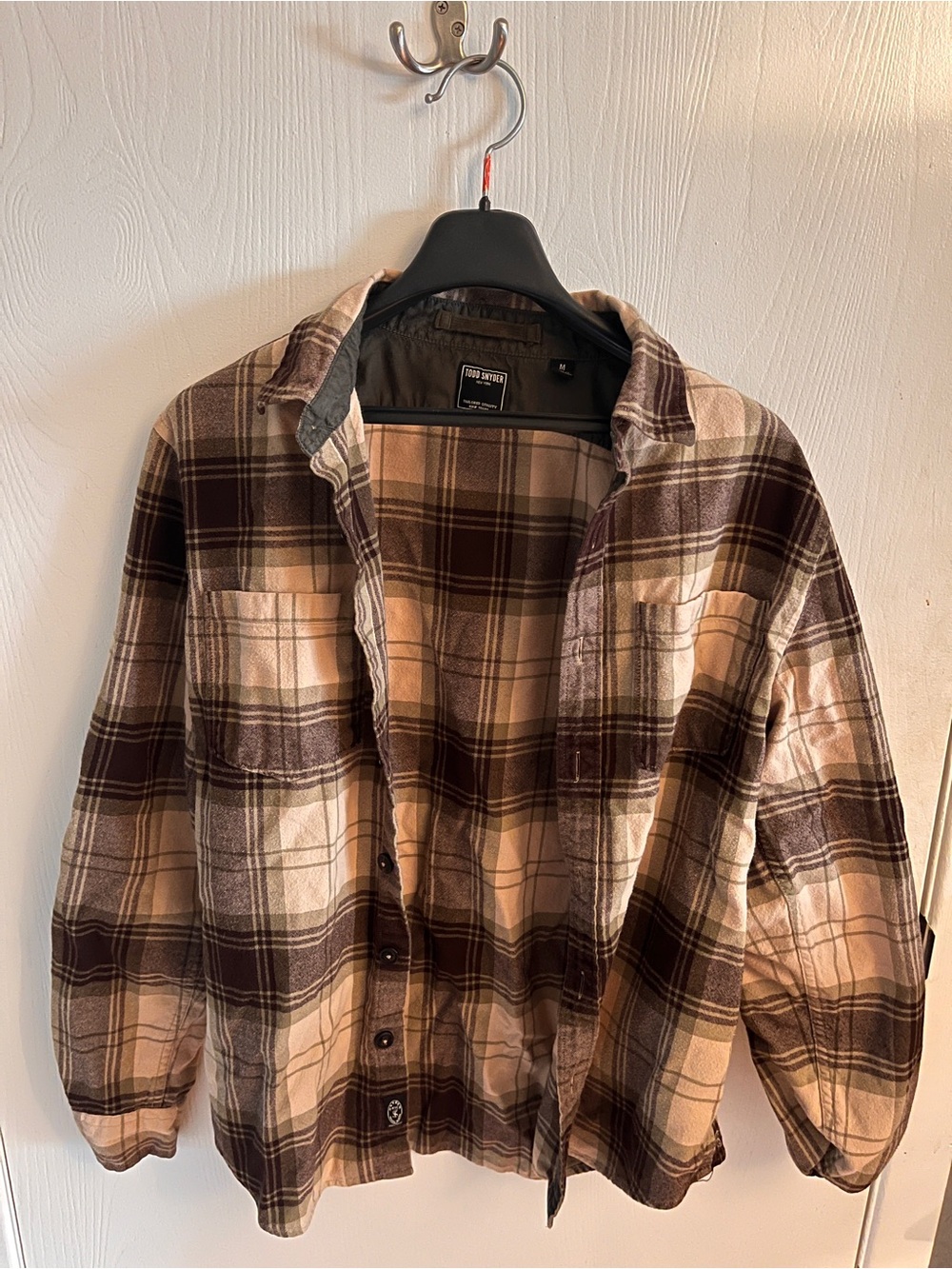 Todd Snyder Button Shirt with Suede decoration